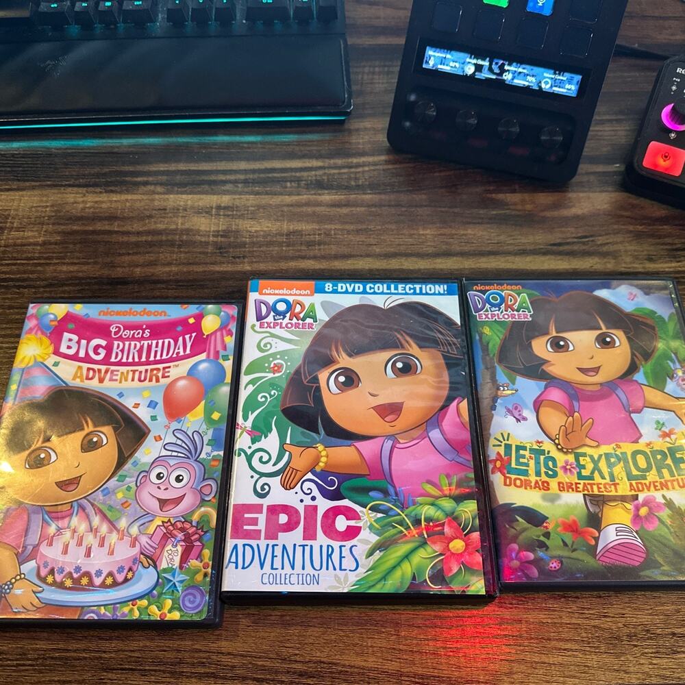 Dora The Explorer The Epic Adventure Collection 8 DVD's Box Set + 2 more Dora